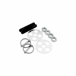 Allstar Performance - Allstar Performance ALL18477 Lightweight Aluminum Hood Pin Kit 1/2" Black - Image 1