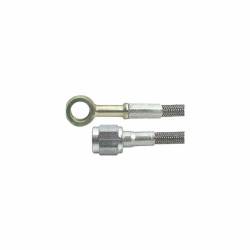 Allstar Performance - Allstar Performance ALL46341-24 24" #3 Braided Line -4 Straight/10mm Banjo - Image 1