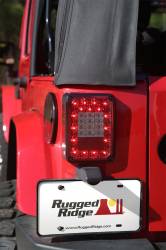 Rugged Ridge - Rugged Ridge 12403.88 LED Taillights Smoke for 07-18 Jeep Wrangler JK - Image 4