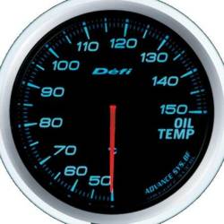 Defi - Defi DF10403 Link Meter Advance F Oil Temp Gauge Blue +50 +150-DEG C 60mm - Image 2