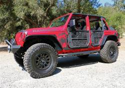 Rampage - Rampage 7685 Black Trail Doors Steel for 18-25 Wrangler Gladiator JLU/JT 4DR - Image 2