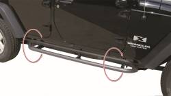 Rampage - Rampage 88732 Side Bar Retractable RockerGuard Step for 07-18 Wrangler JK 4DR - Image 1