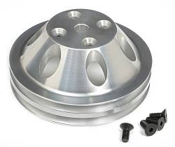 Trans-Dapt Performance - Trans-Dapt Performance 9483 Water Pump Pulley 2 Groove for 69-85 Chevy 283-350 - Image 4