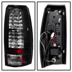 Spyder Auto - Spyder Auto 5032461 Black/Clear LED Taillights for 07-13 Avalanche - Image 4