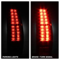 Spyder Auto - Spyder Auto 5032461 Black/Clear LED Taillights for 07-13 Avalanche - Image 6