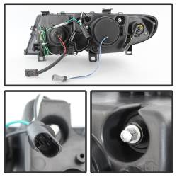Spyder Auto - Spyder Auto 5031877 Projector Style Headlights Black/Clear for 320i-330xi - Image 3