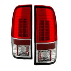 Spyder Auto - Spyder Auto 5029195 LED Red/Clear Taillights for 08-16 Ford Super Duty - Image 1