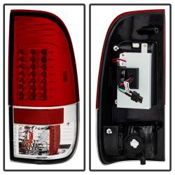Spyder Auto - Spyder Auto 5029195 LED Red/Clear Taillights for 08-16 Ford Super Duty - Image 4