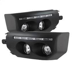 Spyder Auto - Spyder Auto 5075161 LED Black/Clear Fog Lights for 07-14 Toyota FJ Cruiser - Image 1