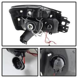 Spyder Auto - Spyder Auto 5078605 LED Halo Projector Headlights Black/Smoked - Image 3