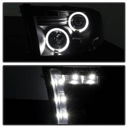 Spyder Auto - Spyder Auto 5078407 LED Halo Projector Headlights Black/Smoked - Image 3