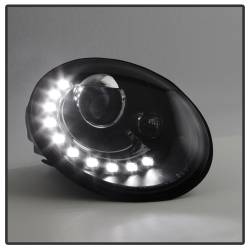 Spyder Auto - Spyder Auto 5080929 DRL Projector Headlights Black/Clear for 06-10 VW Beetle - Image 6