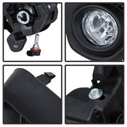 Spyder Auto - Spyder Auto 5080264 Black/Clear Fog Lights for 13-15 CX-5 - Image 2