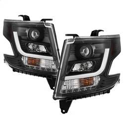 Spyder Auto - Spyder Auto 5082541 DRL Projector Headlights Black/Clear for 15-16 Tahoe/Suburba - Image 1