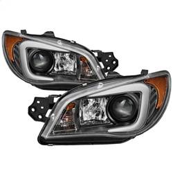 Spyder Auto - Spyder Auto 5083920 Light Bar Headlights Black/Clear for 06-07 Impreza WRX - Image 1