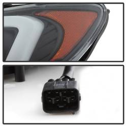 Spyder Auto - Spyder Auto 5083920 Light Bar Headlights Black/Clear for 06-07 Impreza WRX - Image 4