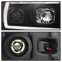 Spyder Auto - Spyder Auto 5084484 Black Light Bar Projector Headlights for 04-08 Ford F150 - Image 4
