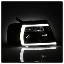 Spyder Auto - Spyder Auto 5084484 Black Light Bar Projector Headlights for 04-08 Ford F150 - Image 6