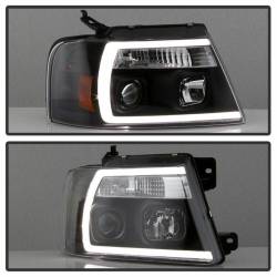 Spyder Auto - Spyder Auto 5084484 Black Light Bar Projector Headlights for 04-08 Ford F150 - Image 8