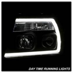 Spyder Auto - Spyder Auto 5084484 Black Light Bar Projector Headlights for 04-08 Ford F150 - Image 9