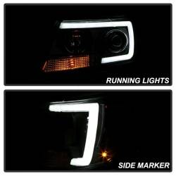 Spyder Auto - Spyder Auto 5085283 Black/Clear Light Bar Headlights for 15-17 Chevy Colorado - Image 9