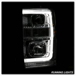 Spyder Auto - Spyder Auto 5084699 Light Bar Projector Headlights Chrome for 08-10 Super Duty - Image 9
