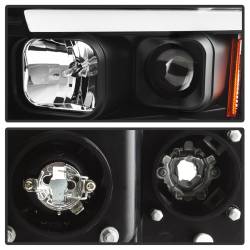 Spyder Auto - Spyder Auto 5084606 Black Light Bar Projector Headlights for 02-05 RAM Trucks - Image 3
