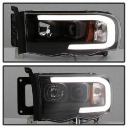 Spyder Auto - Spyder Auto 5084606 Black Light Bar Projector Headlights for 02-05 RAM Trucks - Image 8
