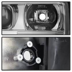 Spyder Auto - Spyder Auto 5084620 Light Bar Projector Headlights Chrome for GMC Sierra/Yukon - Image 4