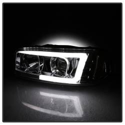 Spyder Auto - Spyder Auto 5084620 Light Bar Projector Headlights Chrome for GMC Sierra/Yukon - Image 6