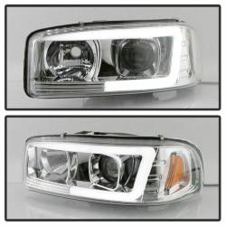 Spyder Auto - Spyder Auto 5084620 Light Bar Projector Headlights Chrome for GMC Sierra/Yukon - Image 8