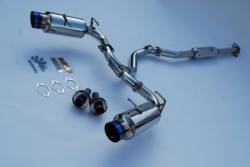 Invidia - Invidia HS12SSTGTT N1 Exhaust Dual Exit Titanium Tips 60mm Tip 101mm Ti - Image 2