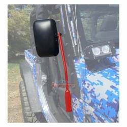 Steinjager - Steinjager Poly Insert Side Mirror Kit Red Baron for Wrangler JK J0041443 - Image 2