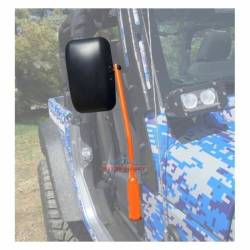 Steinjager - Steinjager Poly Insert Side Mirror Kit-Orange for Wrangler JK J0041442 - Image 2