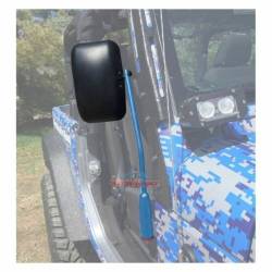 Steinjager - Steinjager Poly Insert Side Mirror Kit-Playboy Blue for Wrangler JK J0041445 - Image 2