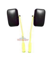 Steinjager - Steinjager Poly Insert Side Mirror Kit-Neon Yellow for Wrangler JK J0046512 - Image 1