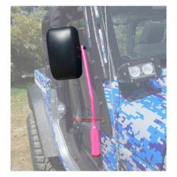 Steinjager - Steinjager Poly Insert Side Mirror Kit-Hot Pink for Wrangler JK J0046514 - Image 2