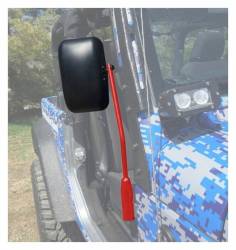 Steinjager - Steinjager Poly Insert Side Mirror Leg Kit Red Baron for Wrangler JL J0050006 - Image 3