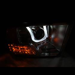 Anzo USA - Anzo USA 111270 Projector Headlight Set w/U-Bar Halo Black for Ram Trucks - Image 3