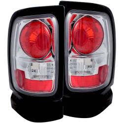 Anzo USA - Anzo USA 211046 Chrome Euro Clear Lens Taillight Set for Ram Trucks - Image 1