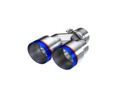 MBRP Exhaust - MBRP Exhaust T5170BE 2.5" Inlet Exhaust Tip T304 Stainless Steel Burnt End - Image 1