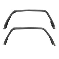 Westin - Westin 62-1065 Tube Fenders Rear Pair Steel Textured Black Finish Tube Fenders - Image 1