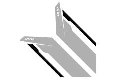 APR - APR PM100335 Sideburn Fender Decal Silver/Black - Image 1