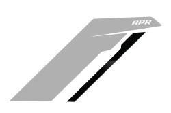 APR - APR PM100335 Sideburn Fender Decal Silver/Black - Image 3