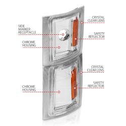Anzo USA - Anzo USA 521041 Cornering Light Assembly for 94-00 Chevy C/K Truck SUV - Image 4