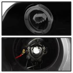 Spyder Auto - Spyder Auto 5084804 Projector Headlight 1PC LED Halo Amber Reflector Black Smoke - Image 4
