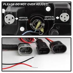 Spyder Auto - Spyder Auto 5084804 Projector Headlight 1PC LED Halo Amber Reflector Black Smoke - Image 6
