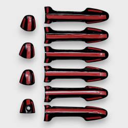 Trim Illusion - Trim Illusion DH6316BLK Front/Rear Door Handle Covers Black for Toyota Tacoma - Image 3