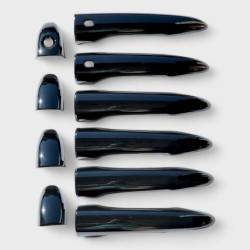Trim Illusion - Trim Illusion DH6313BLK Front/Rear Door Handle Covers Black for Jeep Cherokee - Image 1