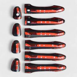 Trim Illusion - Trim Illusion DH6313BLK Front/Rear Door Handle Covers Black for Jeep Cherokee - Image 3
